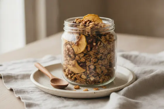 Yulaflı Elmalı Granola